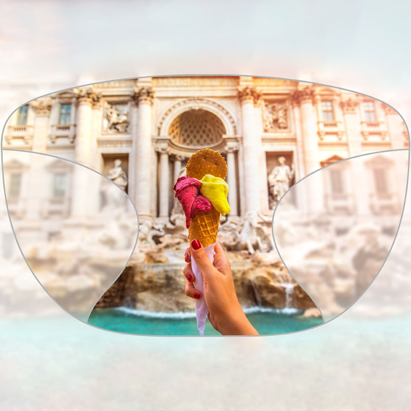 Višenamjenska progresivna leća